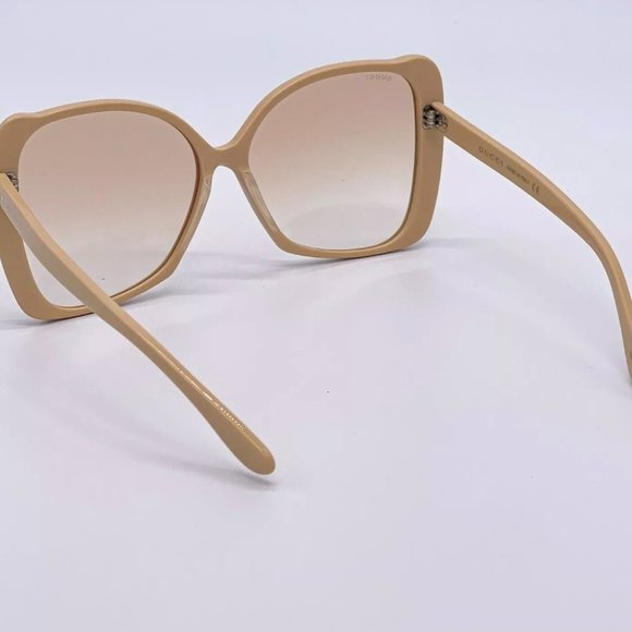 Sale! New Gucci Women\'s 62mm Beige Sunglasses! main image 8